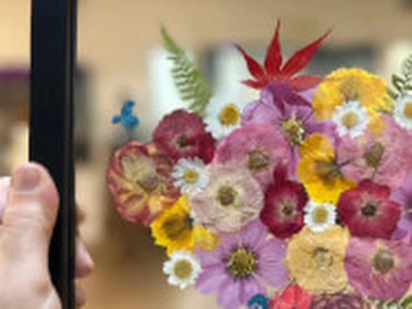 Pressed Flower Frame Artistry (Instructor Travels)