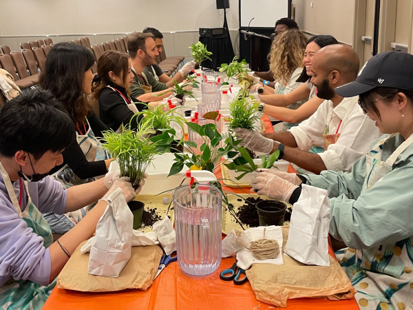 Team building activity in San Francisco